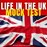 Poster of Life in the UK Mock test. Mocktestuk.com